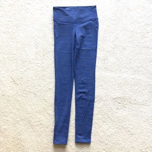 Athleta Heathered Blue Leggings